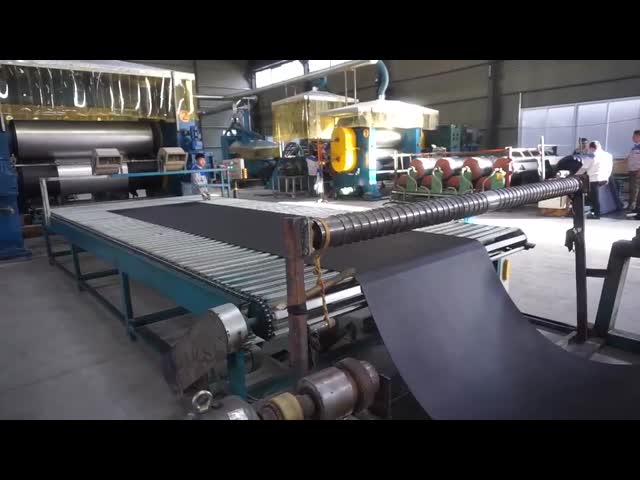 2 MPa treksterkte Zwarte industriële kwaliteit SBR-rubberplaat voor een hoge slijtvastheid