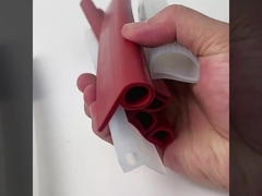 Rood Translucent Silicone Extrusion, Silicone Profiel Voor Afdichting