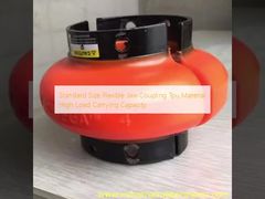 Standard Size Flexible Jaw Coupling Tpu Material High Load Carrying Capacity
