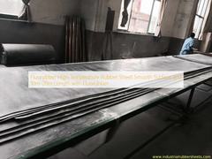 Fluorrubber Hoogtemperatuur rubberplaat glad oppervlak en 10m-20m lengte met fluorrubber
