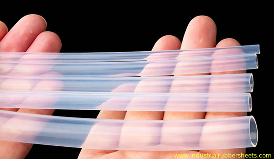 Food Grade Platinum Cured Smooth Surface Silicone Tube Extrusion For Water And Air