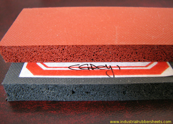 Aging Resistant Close Cell Silicone Sponge Rubber Sheet For Ironing Table And Seals