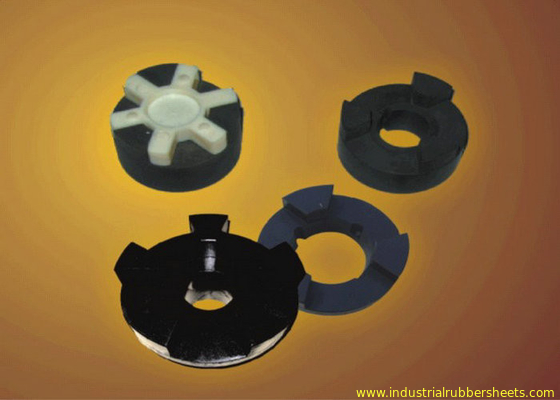 L Type Flange Cast Iron Polyurethane Coupling , Flexible Jaw Coupling