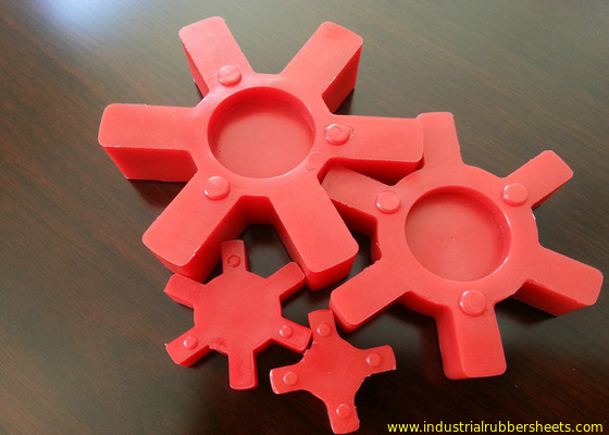 L Type Flange Cast Iron Polyurethane Coupling , Flexible Jaw Coupling