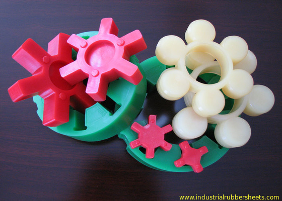L Type Flange Cast Iron Polyurethane Coupling , Flexible Jaw Coupling