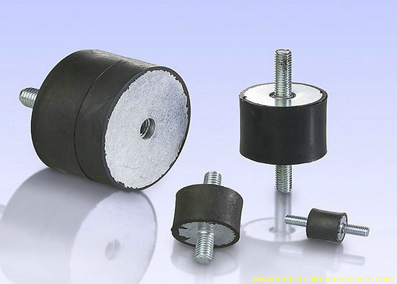 Galvanized Metal + Rubber Shock Mounts For Machinery / Rubber Vibration Dampers