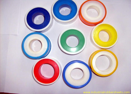 High Temperature 100% Virgin PTFE Gasket Tape In White , Red , Green , Blue