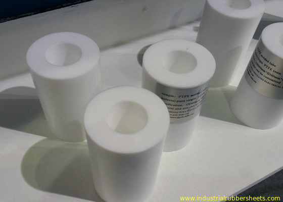 Natural White Moulded 100% Virgin PTFE Tubing With Custom Size , PTFE Hose