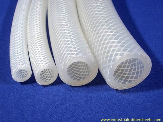 Customized Pressurized Braided Silicone Hose , Silicone Tube Extrusion