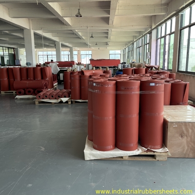 Red 1.5-50mm High Temp Silicone Foam Sheet Close Cell 260°C