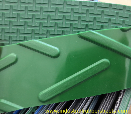 1 Ply Green Pvc Conveyor Belt Material Industrial For Tobacco Making