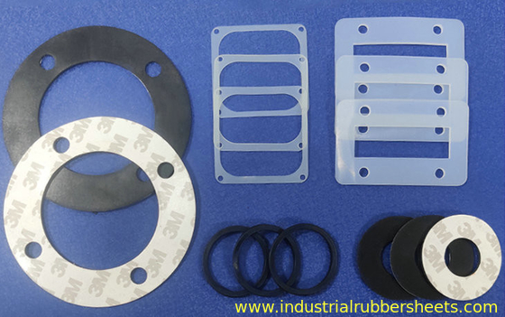 UL94 V0 Silicone Rubber Washers 8-43mm OD High Temperature Resistant