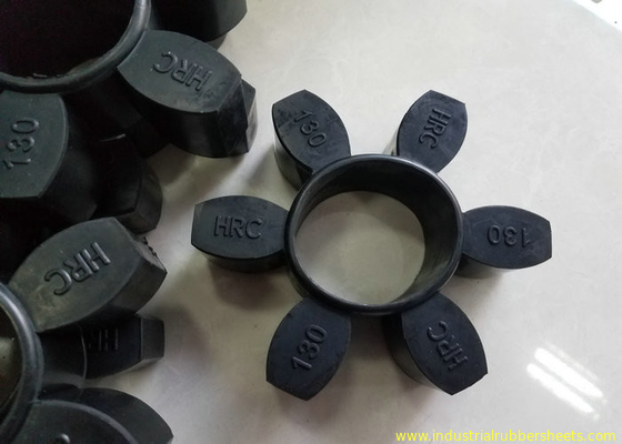 Black Polyurethane Coupling , HRC Rubber Coupling With 8Mpa Tensile Strength