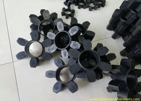 Black Polyurethane Coupling , HRC Rubber Coupling With 8Mpa Tensile Strength