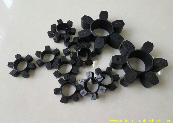 Black Polyurethane Coupling , HRC Rubber Coupling With 8Mpa Tensile Strength