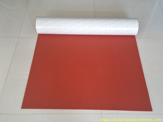 High Heat Silicone Sponge Sheet , Silicone Foam Sheet With Backing Adhesive 3M Tape