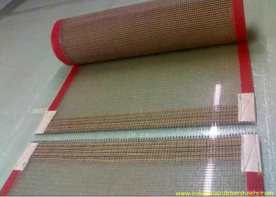 Weather Resistant PTFE Fabric , 0.5×1mm PTFE Mesh Belt Premium Grade