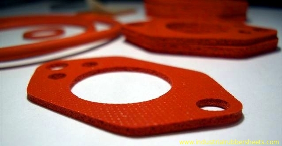 100% Virgin Silicone Rubber Washers , Close Cell Silicone Foam Gasket UV Resistance
