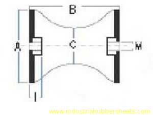 Industrial Grade Black TC-FF Rubber Shock Mounts For Health Care Equipment