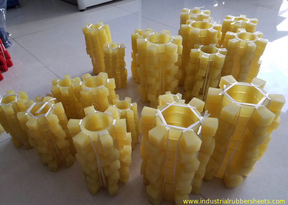 Yellow SBT Polyurethane Coupling , SBR SBT Elastic Spider Coupling