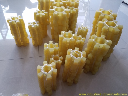 Yellow SBT Polyurethane Coupling , SBR SBT Elastic Spider Coupling
