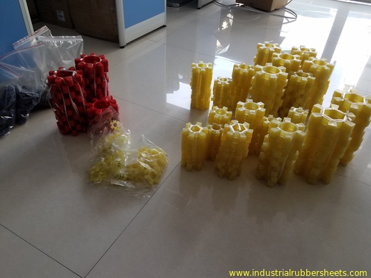 Yellow SBT Polyurethane Coupling , SBR SBT Elastic Spider Coupling