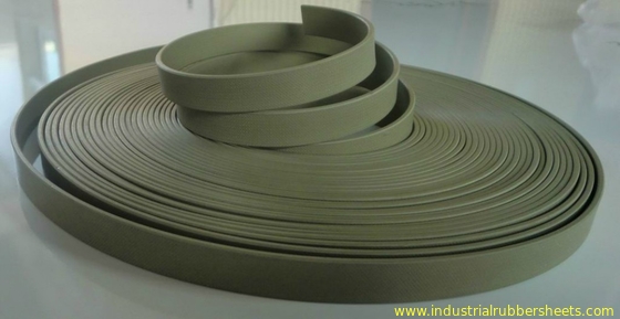 Brown PTFE Packing Guide Stripe Tape (GST) , Thickness 0.8mm , 1.0mm , 1.5mm