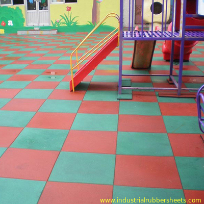 Grain Rubber Felt Floor Spill Mat , Industrial Rubber Sheet Thickness 10-50mm