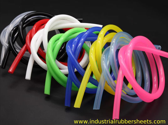 Extruded High Hardness Round Silicone Tube Highly Durable