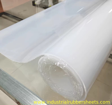 Food Grade Silicone Transparent Sheet / Transparent Silicone Film 0.1 - 1.5mm Thickness