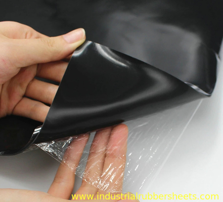 Black Color Silicone Rubber Sheet Smooth Surface 1.0 / 1.2m Width 10m Length