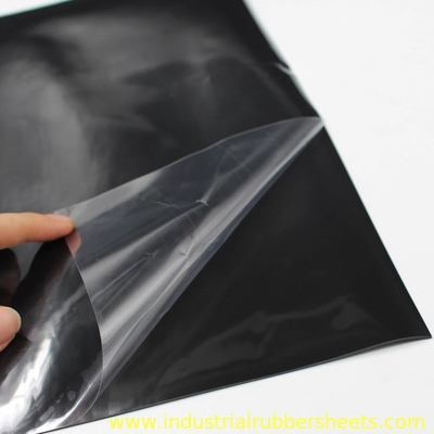 Black Color Silicone Rubber Sheet Smooth Surface 1.0 / 1.2m Width 10m Length