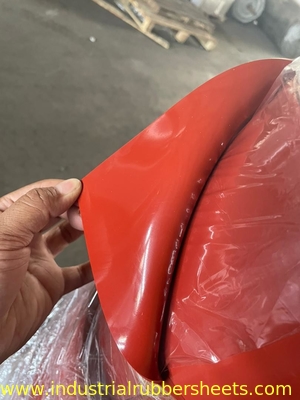 Smooth/Sand Surface Silicone Rubber Sheet 1.25-1.50g/cm3 Density 1.0mm-6.0mm Thickness
