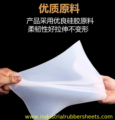 Thin Silicone Sheet Silicone Rubber Sheet 100% Virgin Material Smooth/Smooth Smooth/Sand Surface