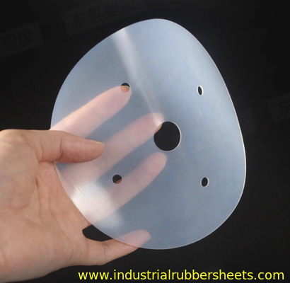 Red Color Silicone Rubber Washers Silicone Stripe 9mpa Tensile Strength