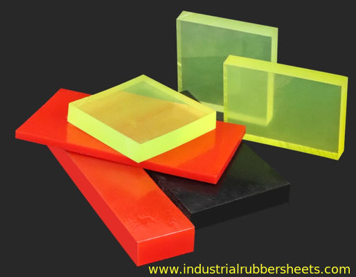 Colorful Polyurethane Sheet with 35-155KN/m Tear Strength, 75-95 Shore A Hardness, and Good Machining Performance