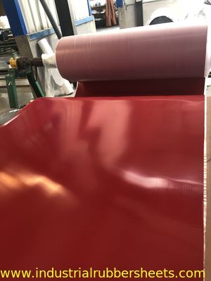 Premium Grade Red Color Smooth Impression Fabric Industrial Rubber Sheet Natural Gum Rubber Sheet