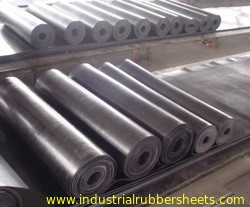 Anti - Impact Black SBR Industrial Rubber Sheet For Bridge Bearing Pads