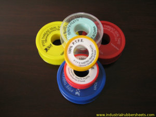 Industrial Seal Pure PTFE Tape / PTFE Tape 6-50m Length 0.075-0.2mm Thinkness