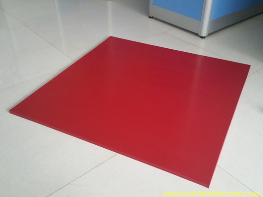 Red Natural Rubber Sheet / Gum Rubber Sheet For Truck Lining Drinking Water Lining
