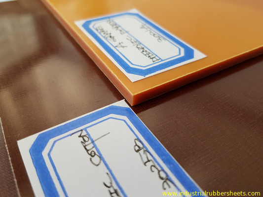 Brown Smooth Surface Colored Plastic Sheet / Phenolic Cotton Sheet  Heat - Resistant