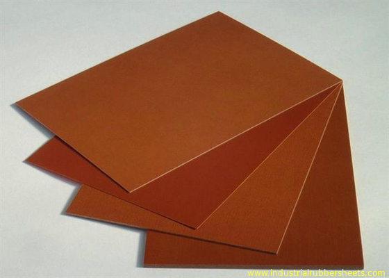 Brown Smooth Surface Colored Plastic Sheet / Phenolic Cotton Sheet  Heat - Resistant