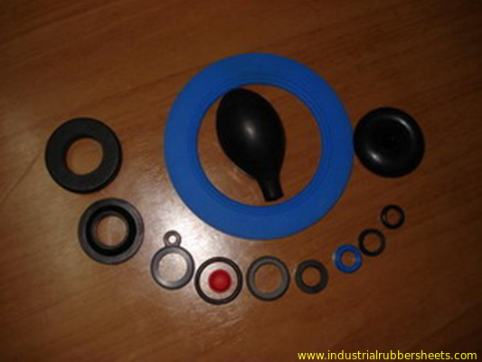 Industrial Grade White Silicone Rubber Washers Smooth Surface With RoHS Certificate