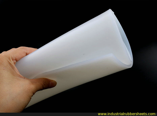 Transparent Non Slip Silicone Rubber Sheet High Temperature Resistance Food Grade Silicone Sheet