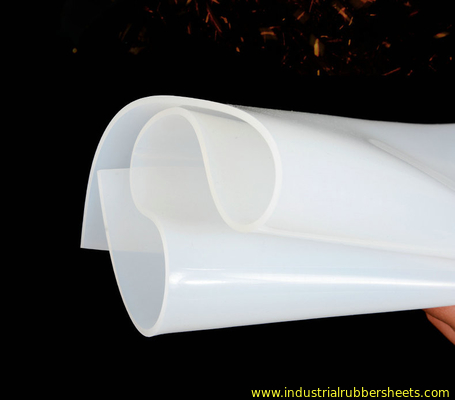 Transparent Non Slip Silicone Rubber Sheet High Temperature Resistance Food Grade Silicone Sheet