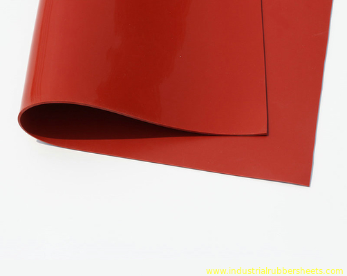 Smooth/Sand Surface Silicone Rubber Sheet 1.25-1.50g/cm3 Density 1.0mm-6.0mm Thickness