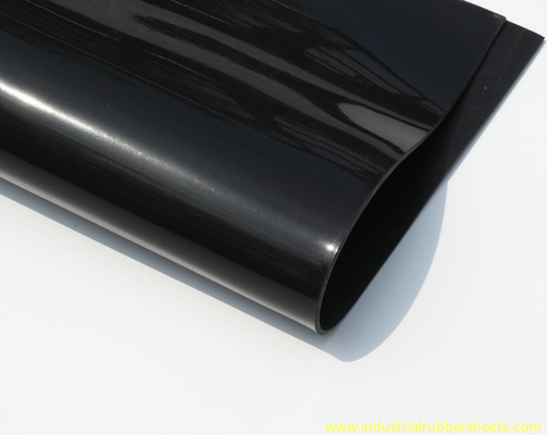 Black Color Silicone Rubber Sheet Smooth Surface 1.0 / 1.2m Width 10m Length
