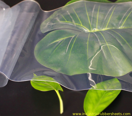 Clear Transparent Silicone Sheet Recycled Rubber Sheets 7.5Mpa Tensile Strength