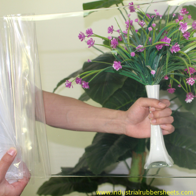Clear Transparent Silicone Sheet Recycled Rubber Sheets 7.5Mpa Tensile Strength