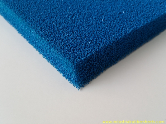 Open Cell High Temperature Silicone Sponge Rubber Sheet Cutting Surface 200psi Tensile Strength